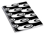 Load image into Gallery viewer, Space Eye Balls - On Black - Spiral Notebook

