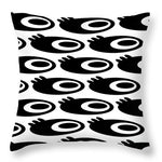 Load image into Gallery viewer, Space Eye Balls - on White - Throw Pillow
