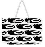 Load image into Gallery viewer, Space Eye Balls - on White - Weekender Tote Bag
