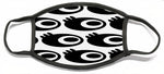Load image into Gallery viewer, Space Eye Balls - on White - Face Mask
