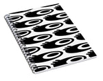 Load image into Gallery viewer, Space Eye Balls - on White - Spiral Notebook
