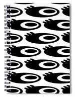 Load image into Gallery viewer, Space Eye Balls - on White - Spiral Notebook
