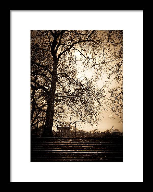 Step up to the little house - Framed Print