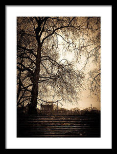 Step up to the little house - Framed Print