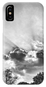 Load image into Gallery viewer, Sun Rays BW - Phone Case
