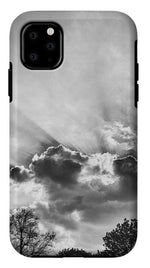 Load image into Gallery viewer, Sun Rays BW - Phone Case

