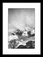 Load image into Gallery viewer, Sun Rays BW - Framed Print
