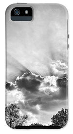 Load image into Gallery viewer, Sun Rays BW - Phone Case

