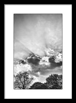 Load image into Gallery viewer, Sun Rays BW - Framed Print
