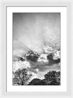 Load image into Gallery viewer, Sun Rays BW - Framed Print
