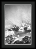 Load image into Gallery viewer, Sun Rays BW - Framed Print
