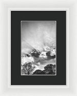 Load image into Gallery viewer, Sun Rays BW - Framed Print
