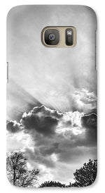 Load image into Gallery viewer, Sun Rays BW - Phone Case
