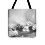 Load image into Gallery viewer, Sun Rays BW - Tote Bag
