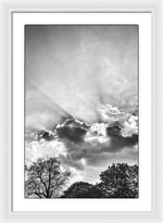 Load image into Gallery viewer, Sun Rays BW - Framed Print
