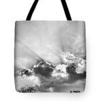 Load image into Gallery viewer, Sun Rays BW - Tote Bag
