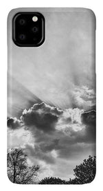 Load image into Gallery viewer, Sun Rays BW - Phone Case
