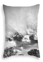 Load image into Gallery viewer, Sun Rays BW - Throw Pillow
