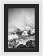 Load image into Gallery viewer, Sun Rays BW - Framed Print
