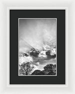 Load image into Gallery viewer, Sun Rays BW - Framed Print
