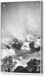 Load image into Gallery viewer, Sun Rays BW - Acrylic Print
