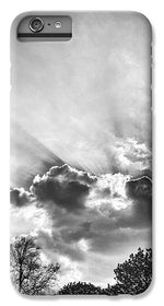 Load image into Gallery viewer, Sun Rays BW - Phone Case

