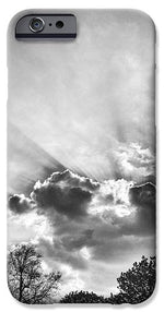 Load image into Gallery viewer, Sun Rays BW - Phone Case
