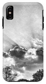 Load image into Gallery viewer, Sun Rays BW - Phone Case
