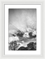 Load image into Gallery viewer, Sun Rays BW - Framed Print
