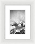 Load image into Gallery viewer, Sun Rays BW - Framed Print
