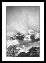 Load image into Gallery viewer, Sun Rays BW - Framed Print
