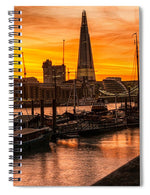 Load image into Gallery viewer, Sunset in London - Spiral Notebook
