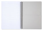 Load image into Gallery viewer, Wood Grain with Cuts Close Up Textures - Spiral Notebook
