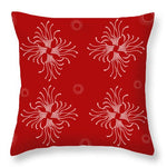 Load image into Gallery viewer, Tendrils on Red - Throw Pillow
