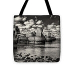 Load image into Gallery viewer, Thames Barrier at Low Tide - Tote Bag
