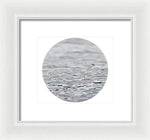 Load image into Gallery viewer, Thames ripples 02 - Framed Print
