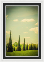 Load image into Gallery viewer, The Knot Garden's Triangular Landscaping - Framed Print
