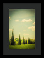 Load image into Gallery viewer, The Knot Garden's Triangular Landscaping - Framed Print
