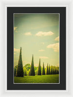 Load image into Gallery viewer, The Knot Garden's Triangular Landscaping - Framed Print

