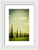 Load image into Gallery viewer, The Knot Garden's Triangular Landscaping - Framed Print
