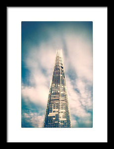 The Shard - Holga lens - Framed Print