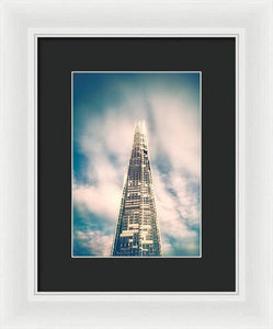 The Shard - Holga lens - Framed Print