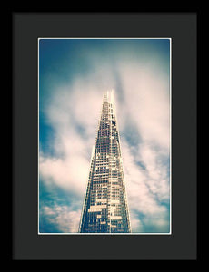 The Shard - Holga lens - Framed Print