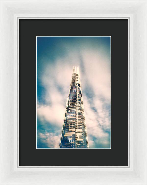 The Shard - Holga lens - Framed Print