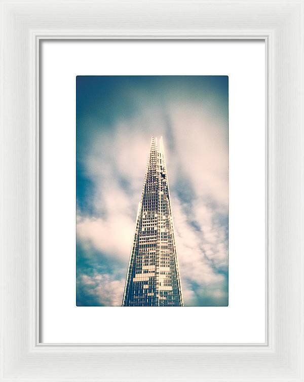 The Shard - Holga lens - Framed Print