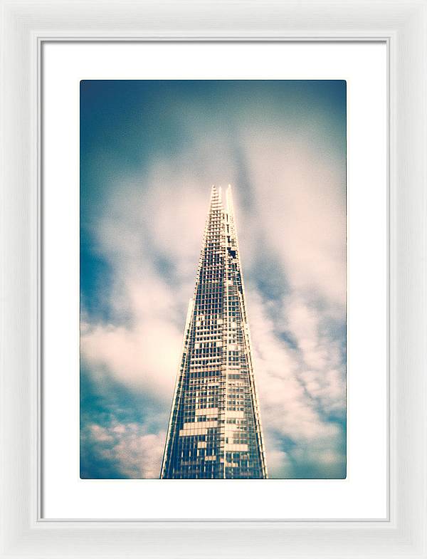 The Shard - Holga lens - Framed Print