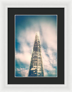 The Shard - Holga lens - Framed Print