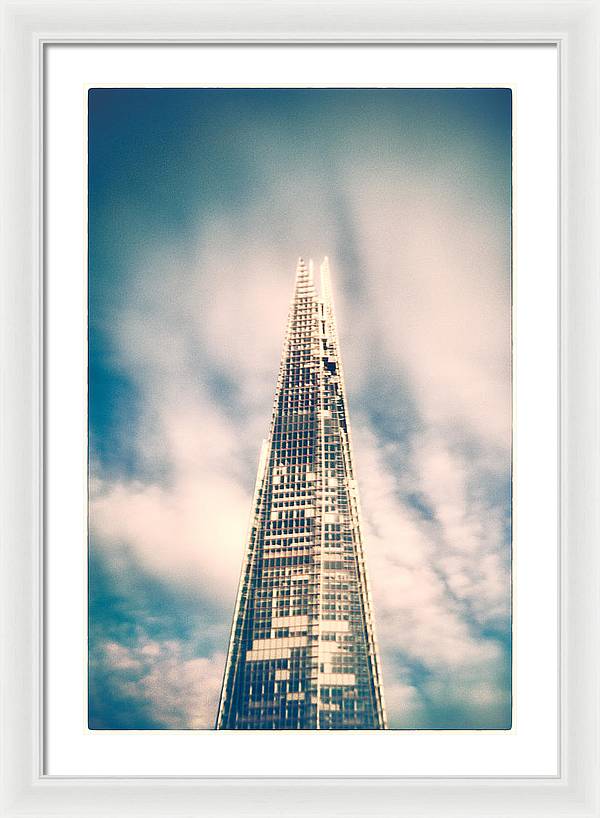 The Shard - Holga lens - Framed Print