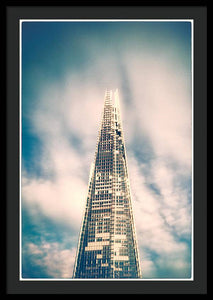 The Shard - Holga lens - Framed Print