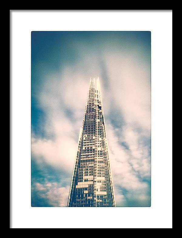 The Shard - Holga lens - Framed Print